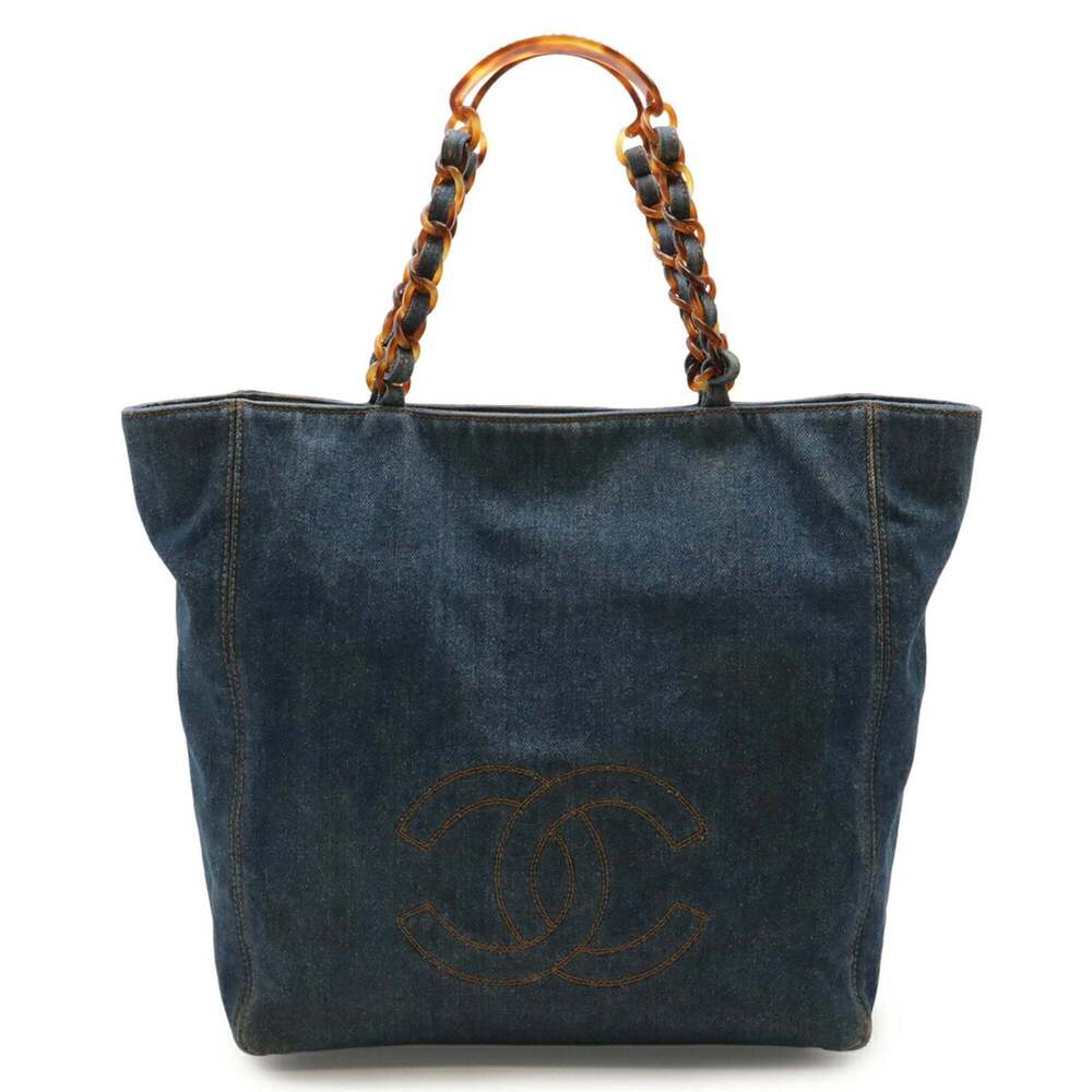 CHANEL Brown Logo Shoulder Bag